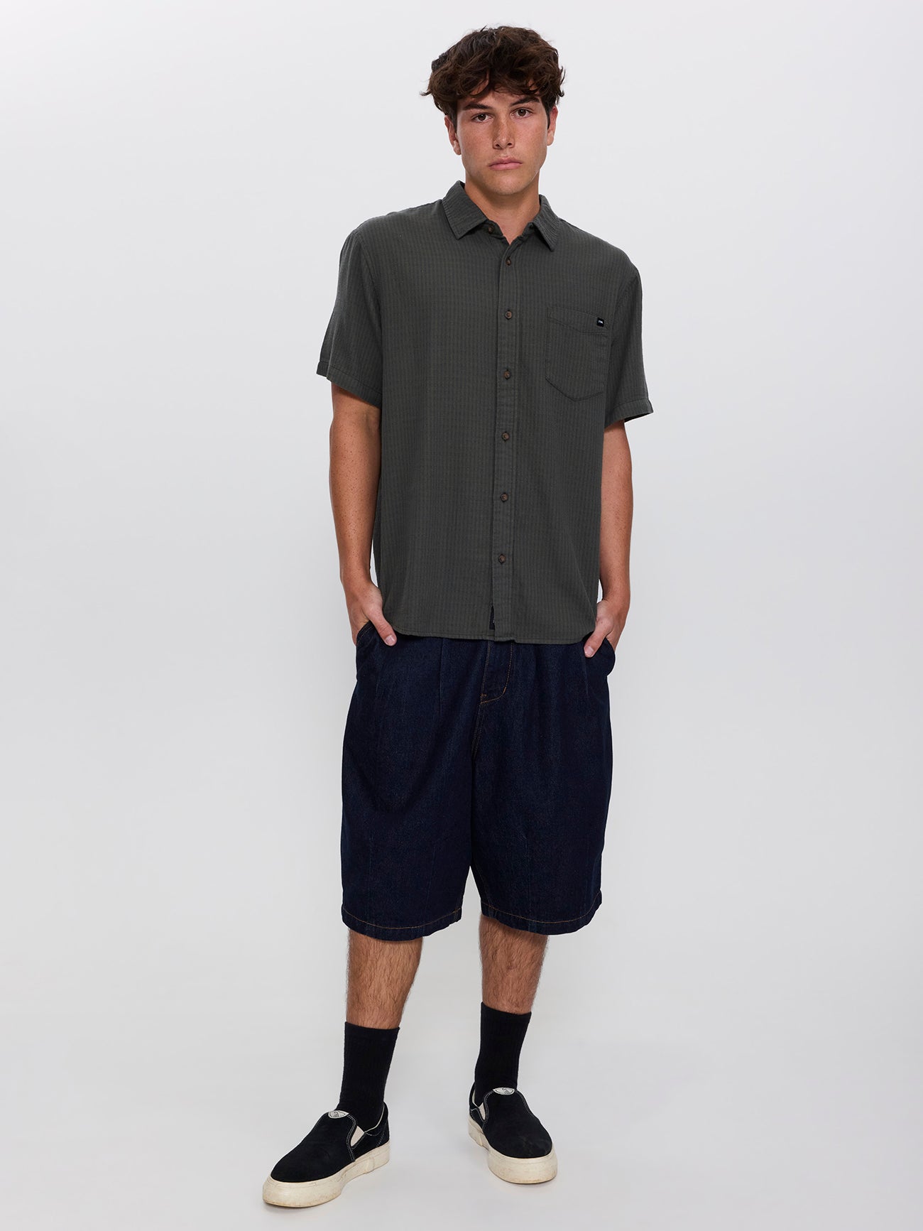 Ever Short Sleeve Shirt - Beetle XS
