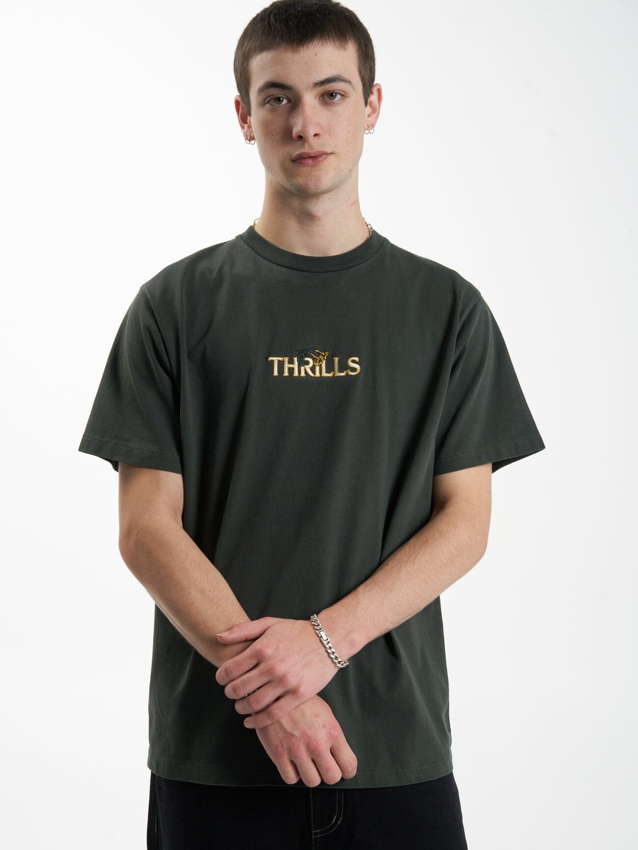 Secret Garden Merch Fit Tee - Oil Green