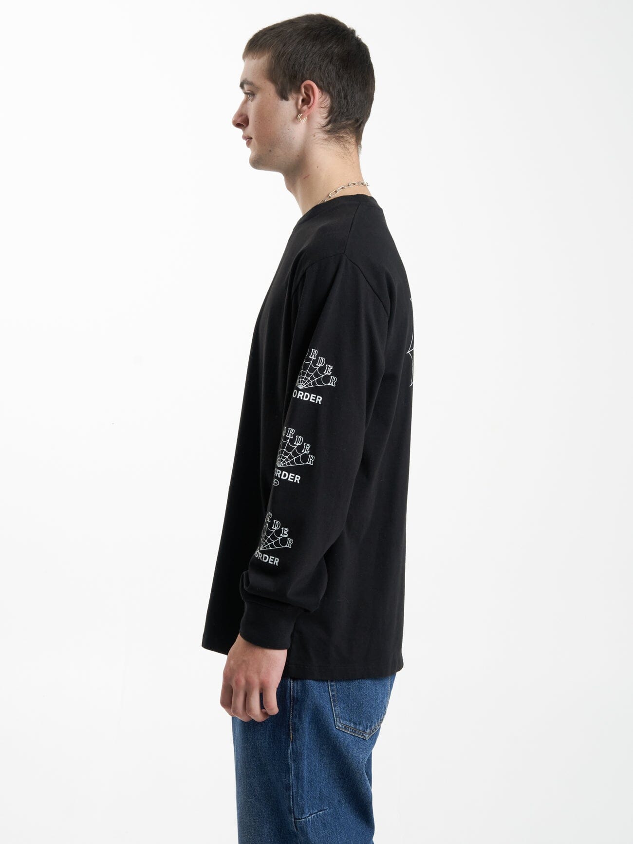 Disorder Disorder Merch Fit Long Sleeve Tee - Black