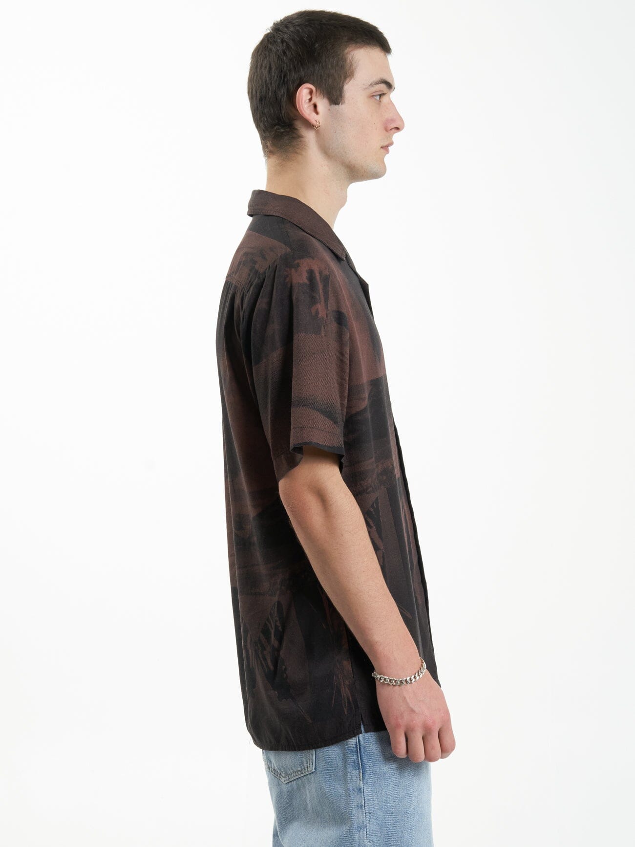 Earthdrone Bowling Shirt - Black