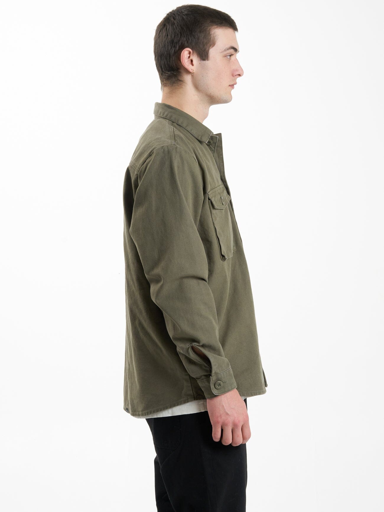 Issued Overshirt - Mild Army