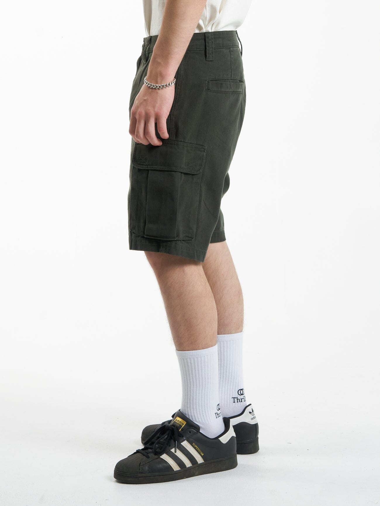 Slacker Union Cargo Short - Oil Green