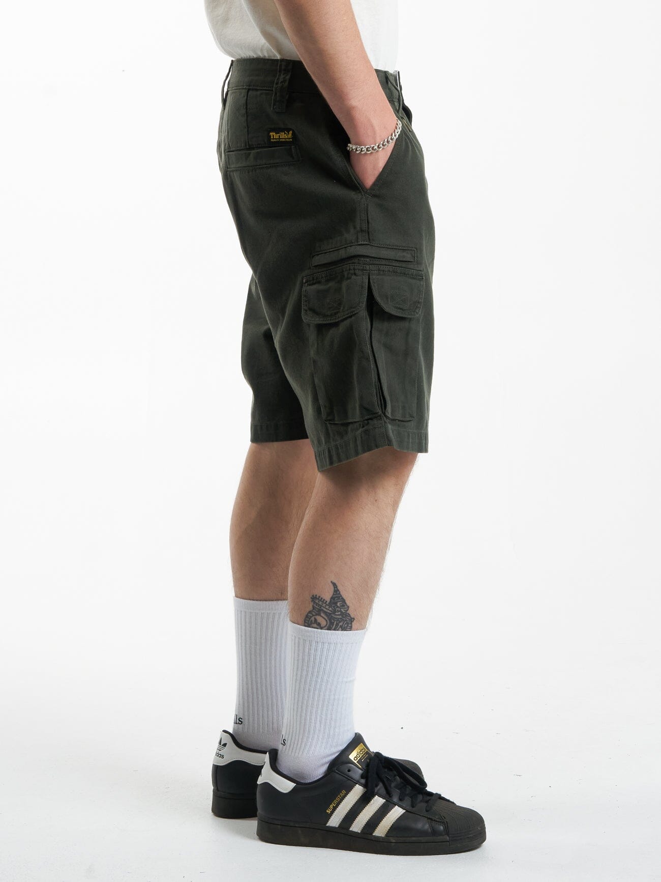 Slacker Union Cargo Short - Oil Green