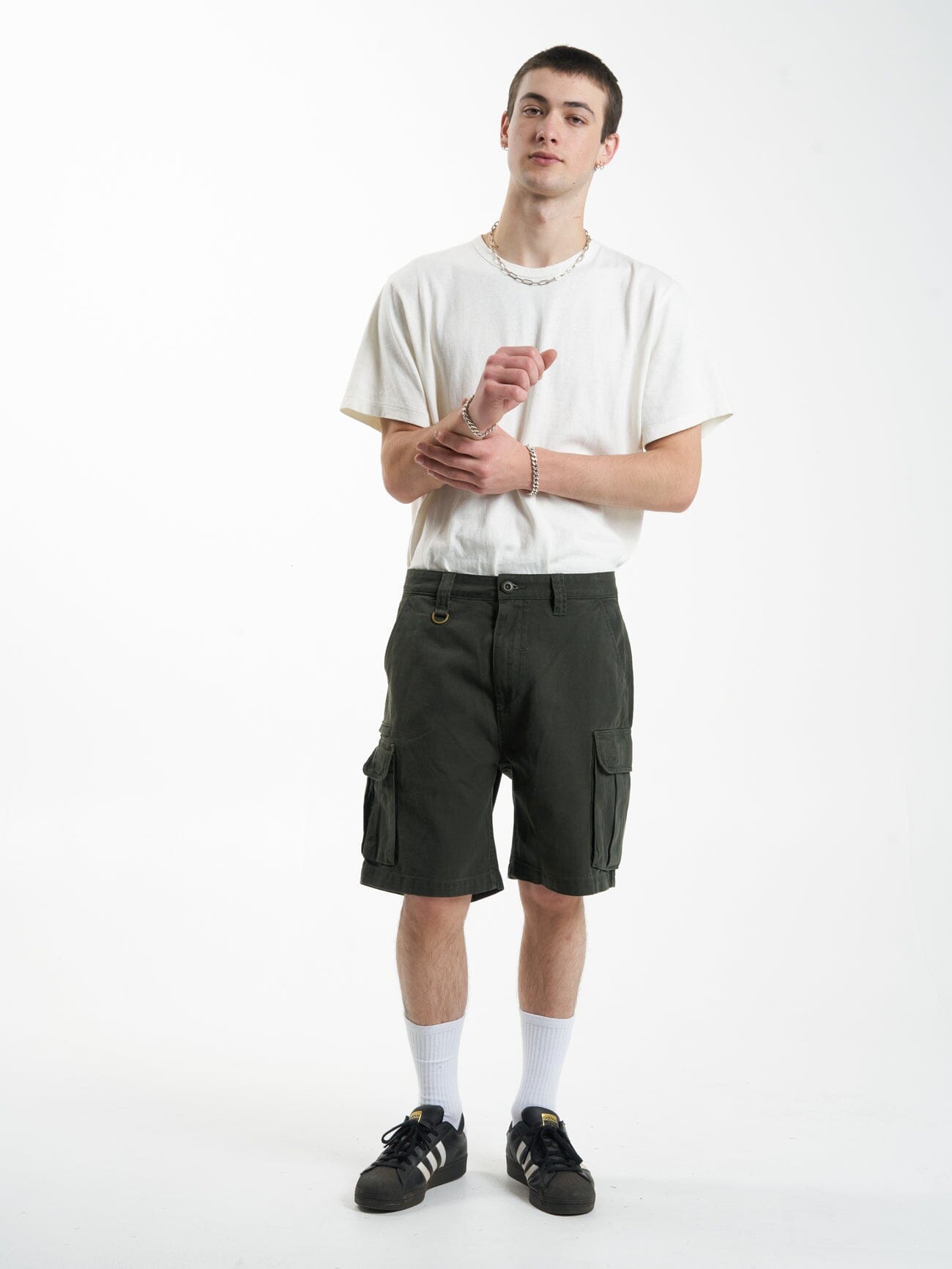 Slacker Union Cargo Short - Oil Green