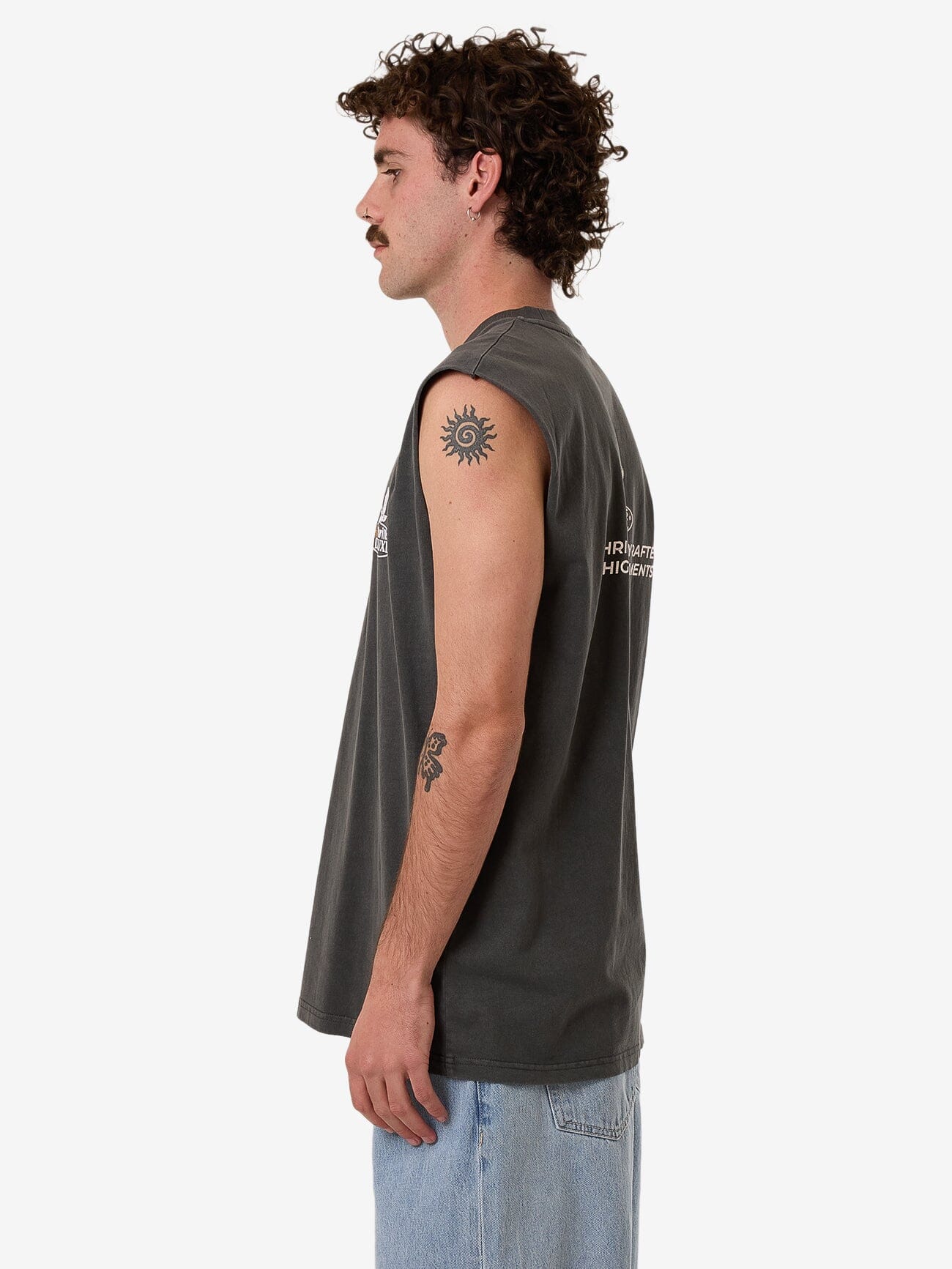 Deluxe Merch Fit Muscle Tee - Merch Black XS