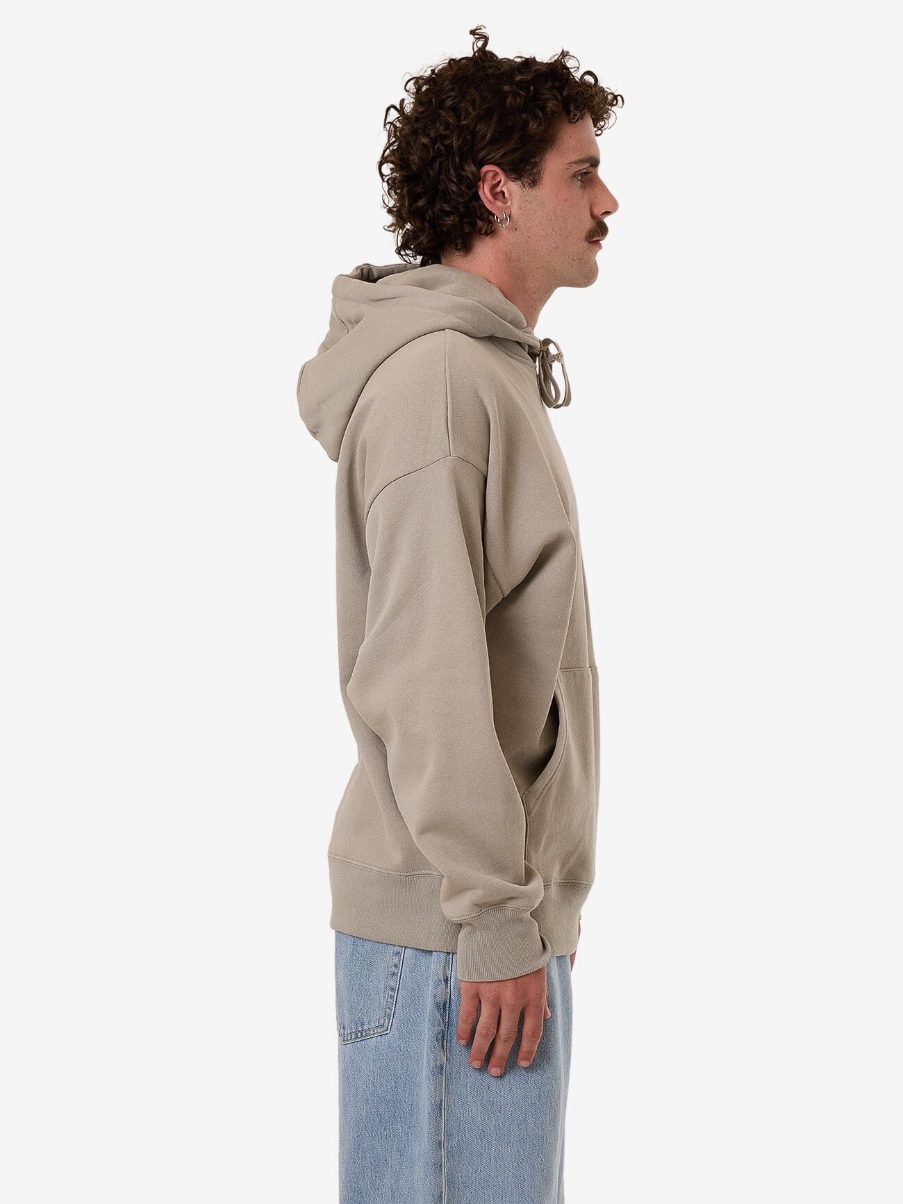 Minimal Thrills Slouch Pull On Hood - String XS