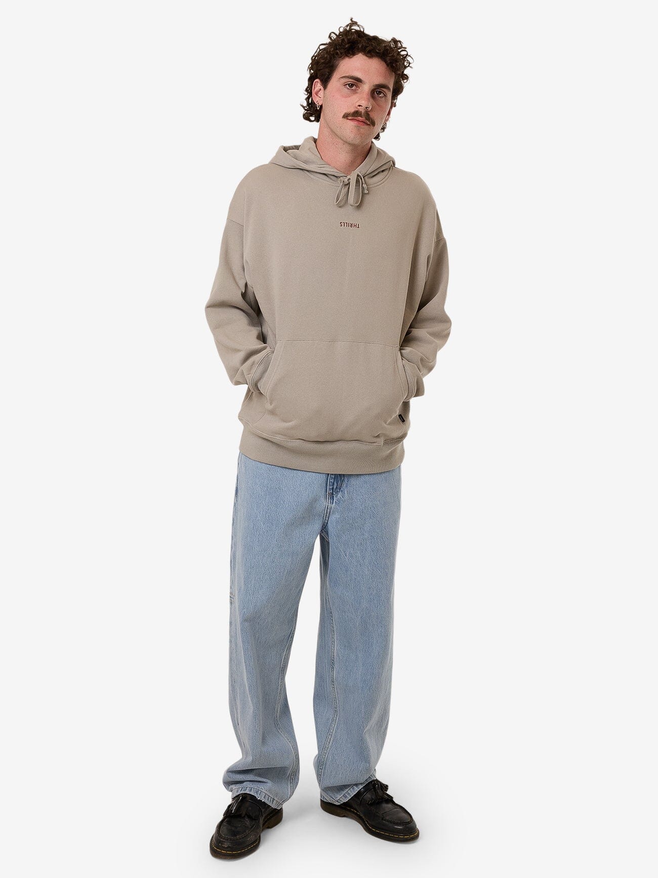 Minimal Thrills Slouch Pull On Hood - String XS