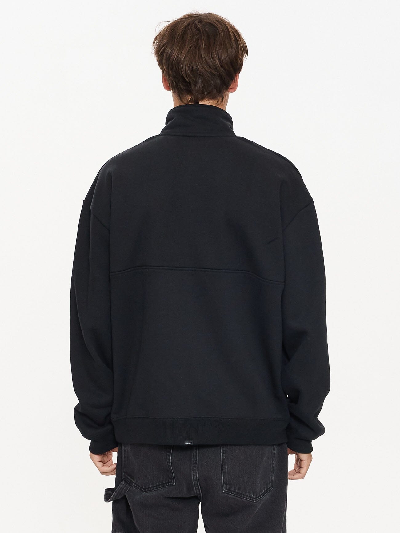 Born to Fly Quarter Zip Fleece - Pirate Black