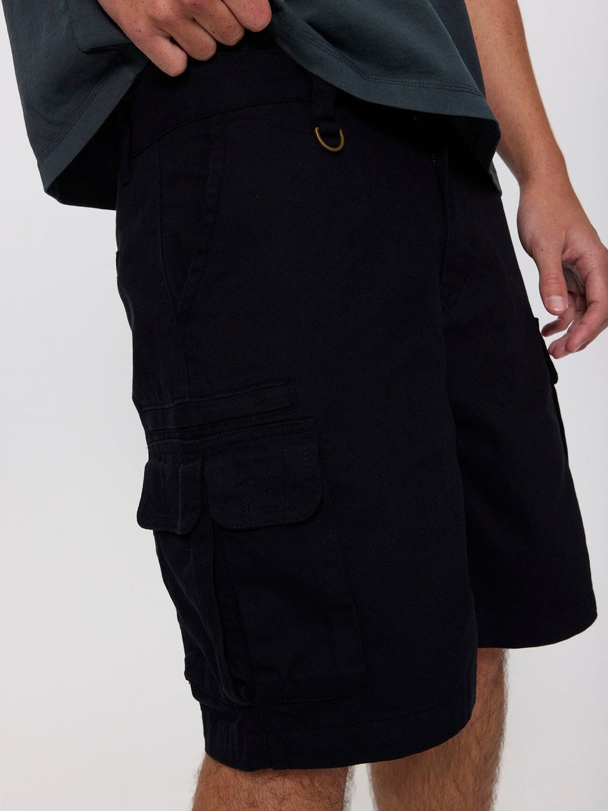Slacker Union Cargo Short - Black 28