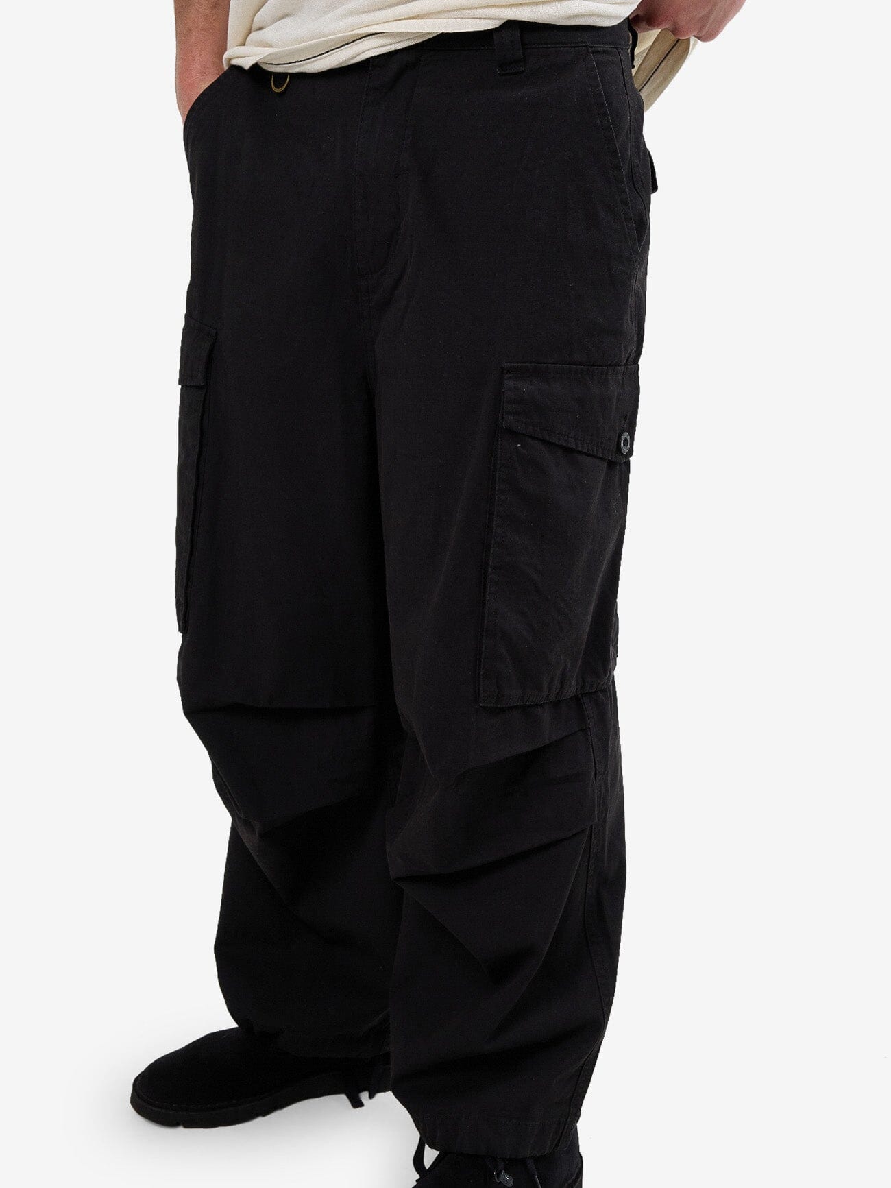 Big Loose Slacker Cargo Pant - Black 28