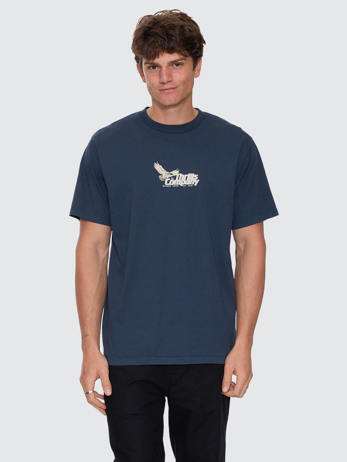Between Chaos & Calm Merch Fit Tee - Federal Blue