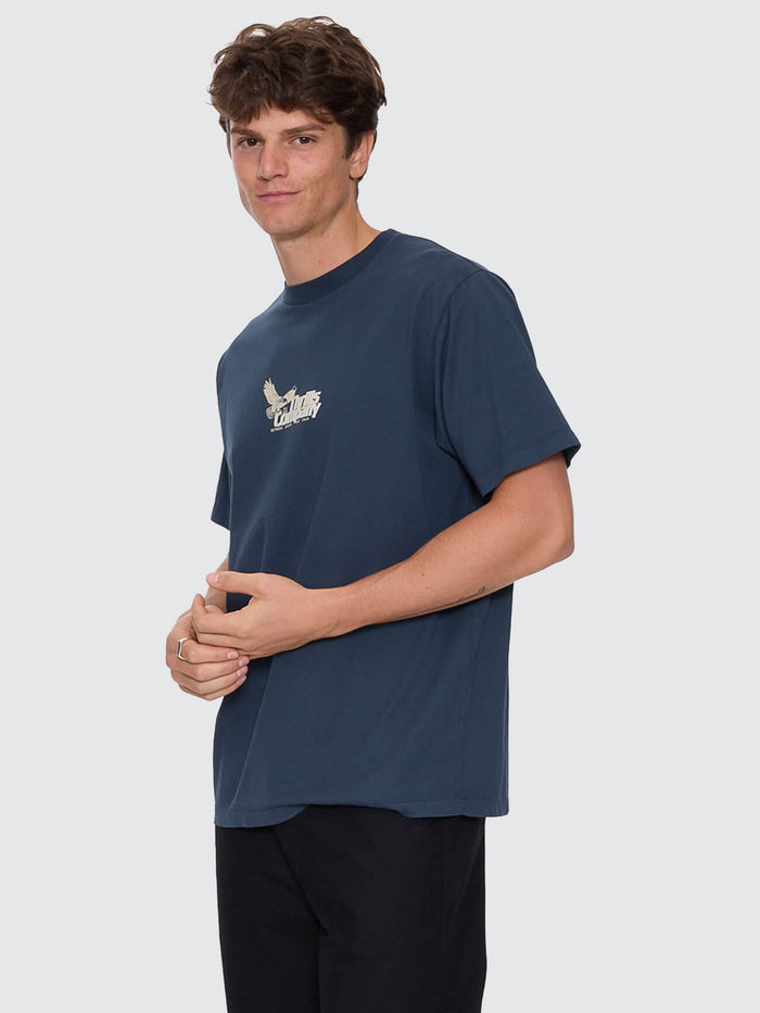 Between Chaos & Calm Merch Fit Tee - Federal Blue