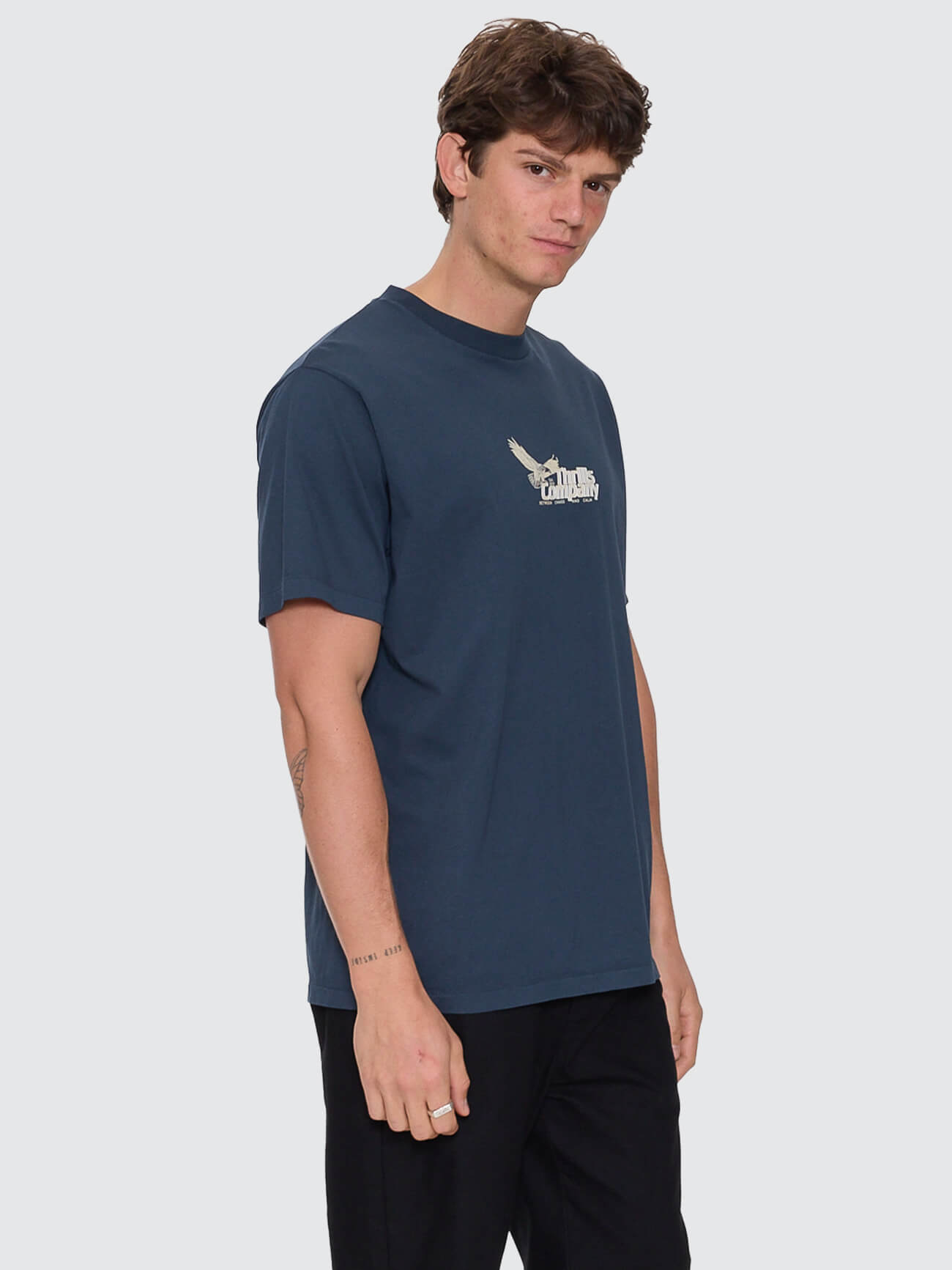 Between Chaos & Calm Merch Fit Tee - Federal Blue
