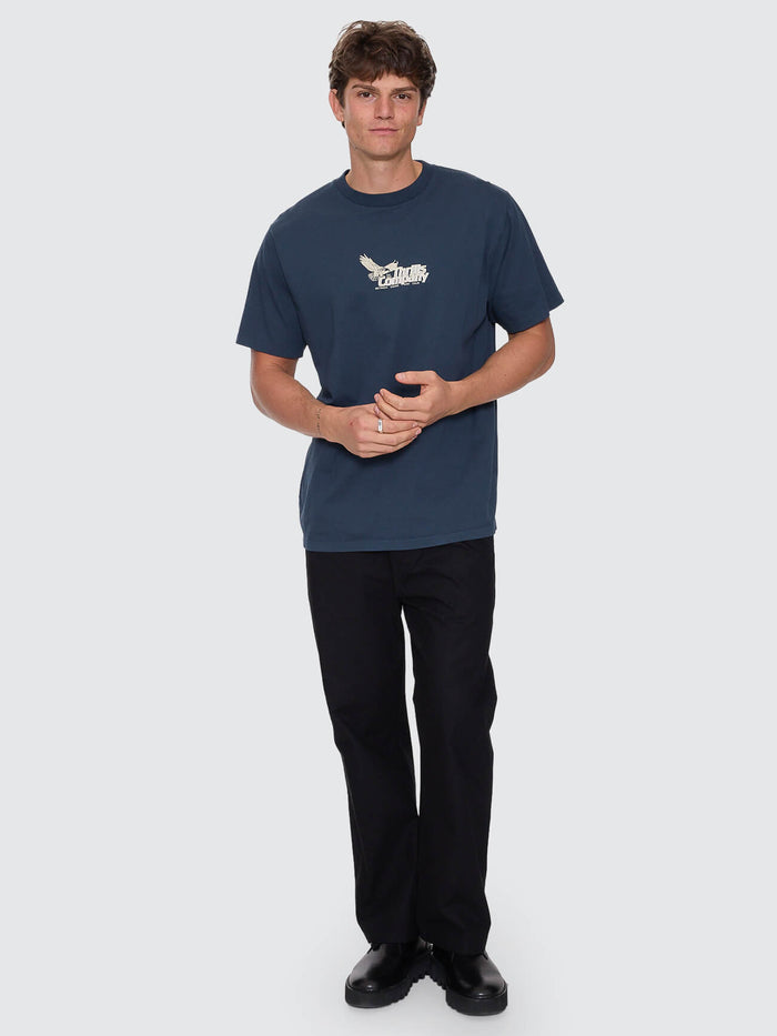 Between Chaos & Calm Merch Fit Tee - Federal Blue