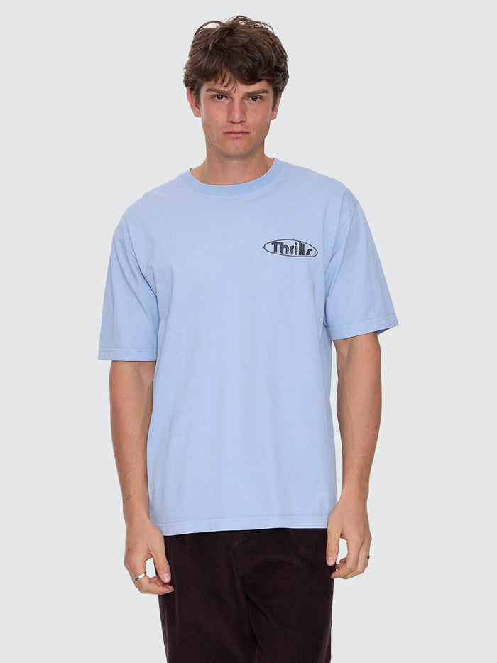 Val For The Win Oversize Fit Tee - Placid Blue XS