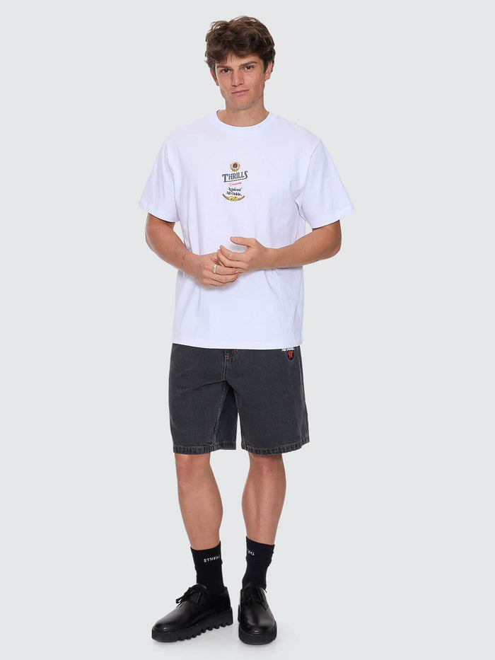 Against All Odds Merch Fit Tee - White XS