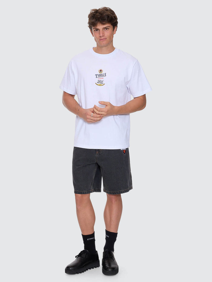 Against All Odds Merch Fit Tee - White XS