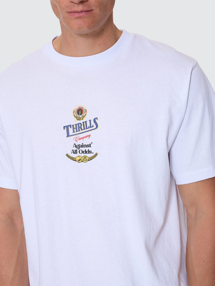 Against All Odds Merch Fit Tee - White XS