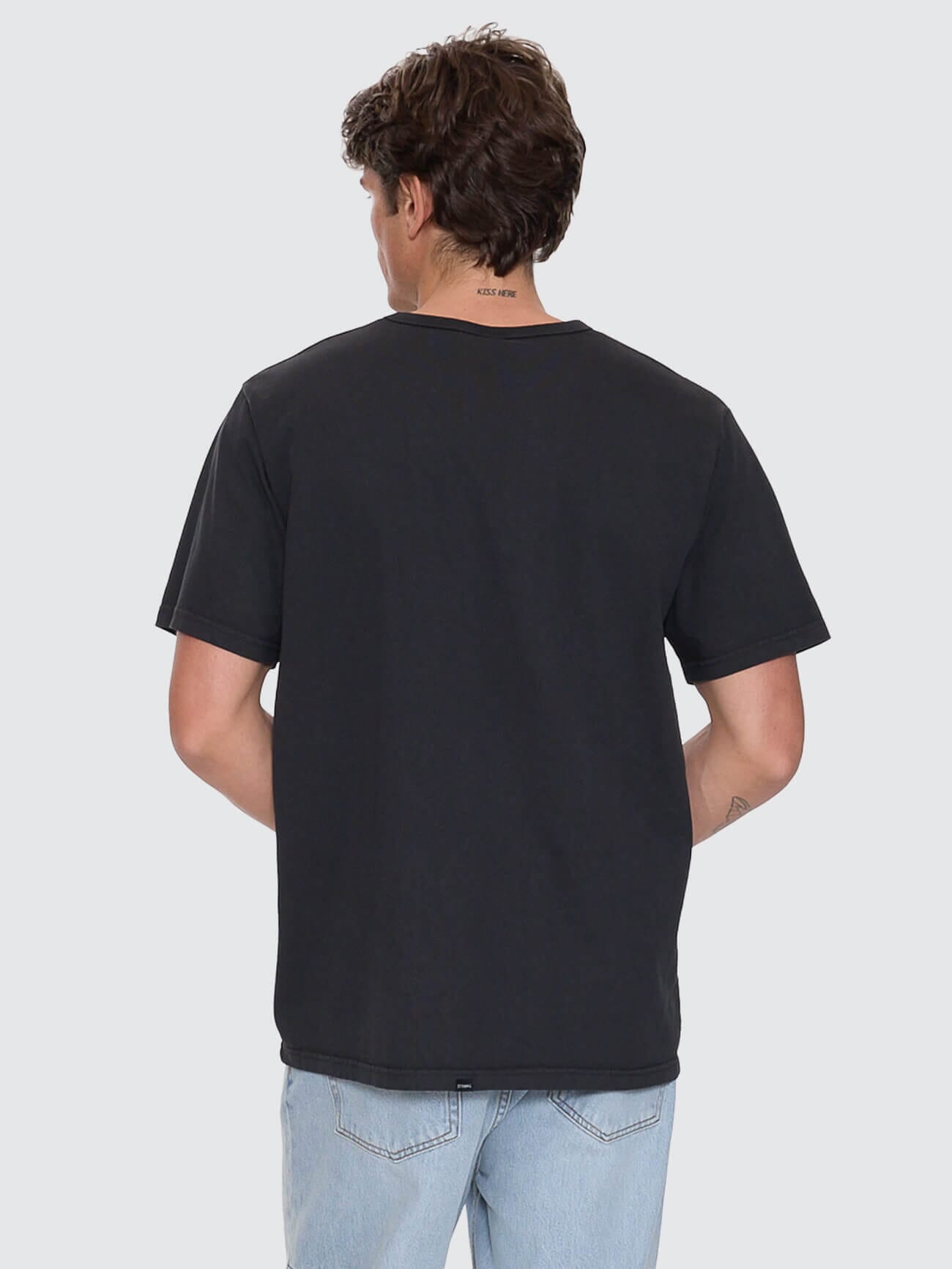Thrills Workwear Embro Merch Fit Tee - Pirate Black XS