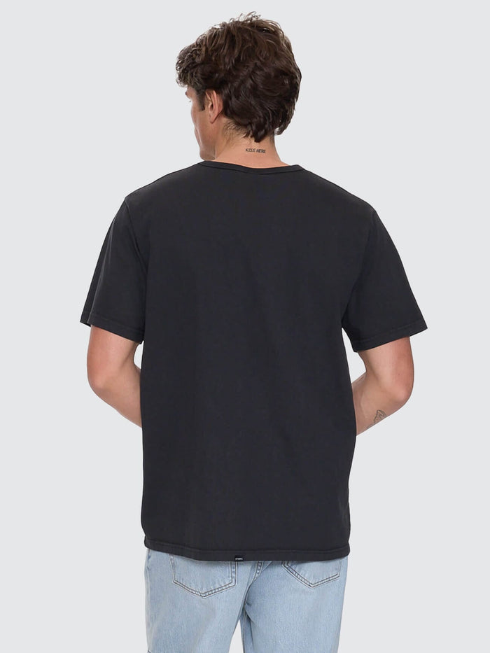 Thrills Workwear Embro Merch Fit Tee - Pirate Black XS