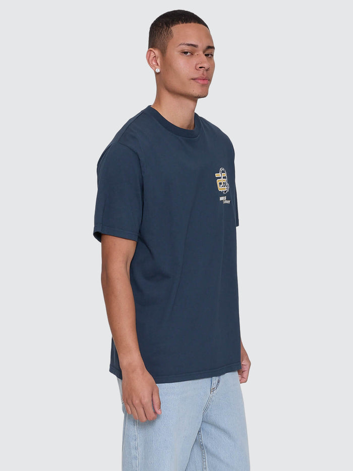 Paradise Falling Merch Fit Tee - Federal Blue XS