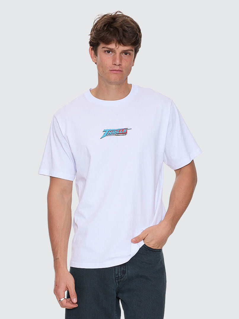 Heavy Voltage Merch Fit Tee - White XS