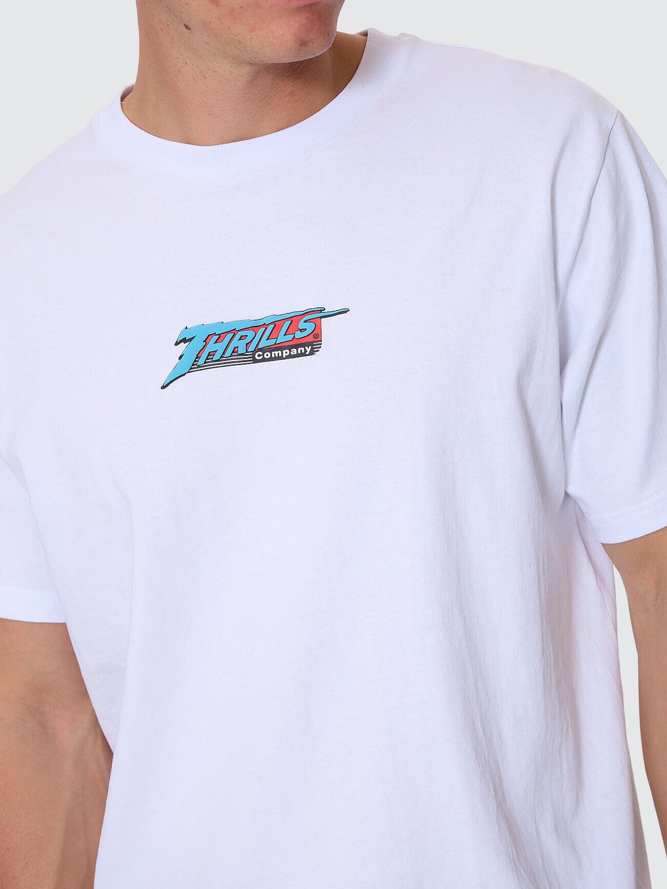 Heavy Voltage Merch Fit Tee - White XS