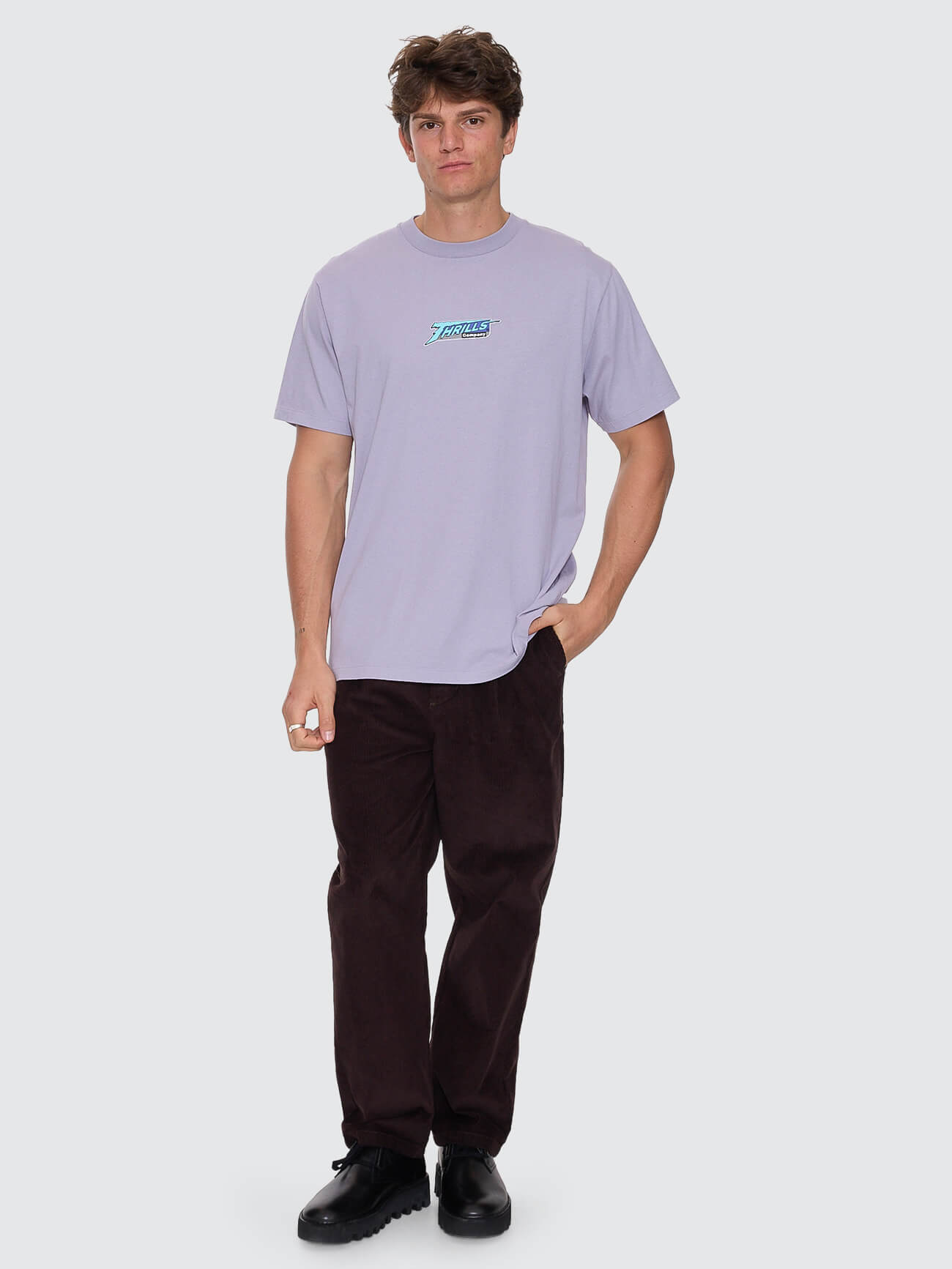 Heavy Voltage Merch Fit Tee - Violet Haze XS