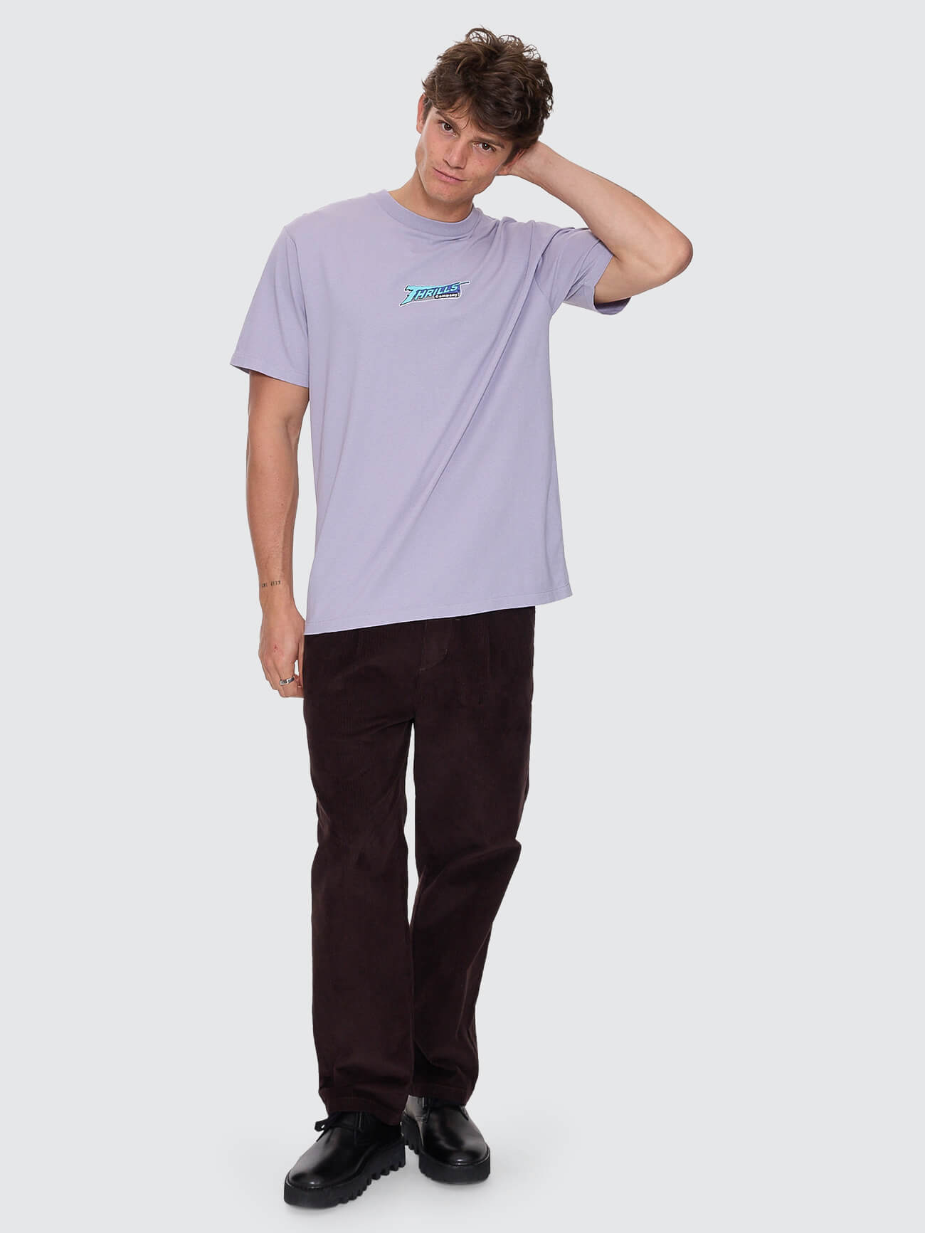 Heavy Voltage Merch Fit Tee - Violet Haze XS