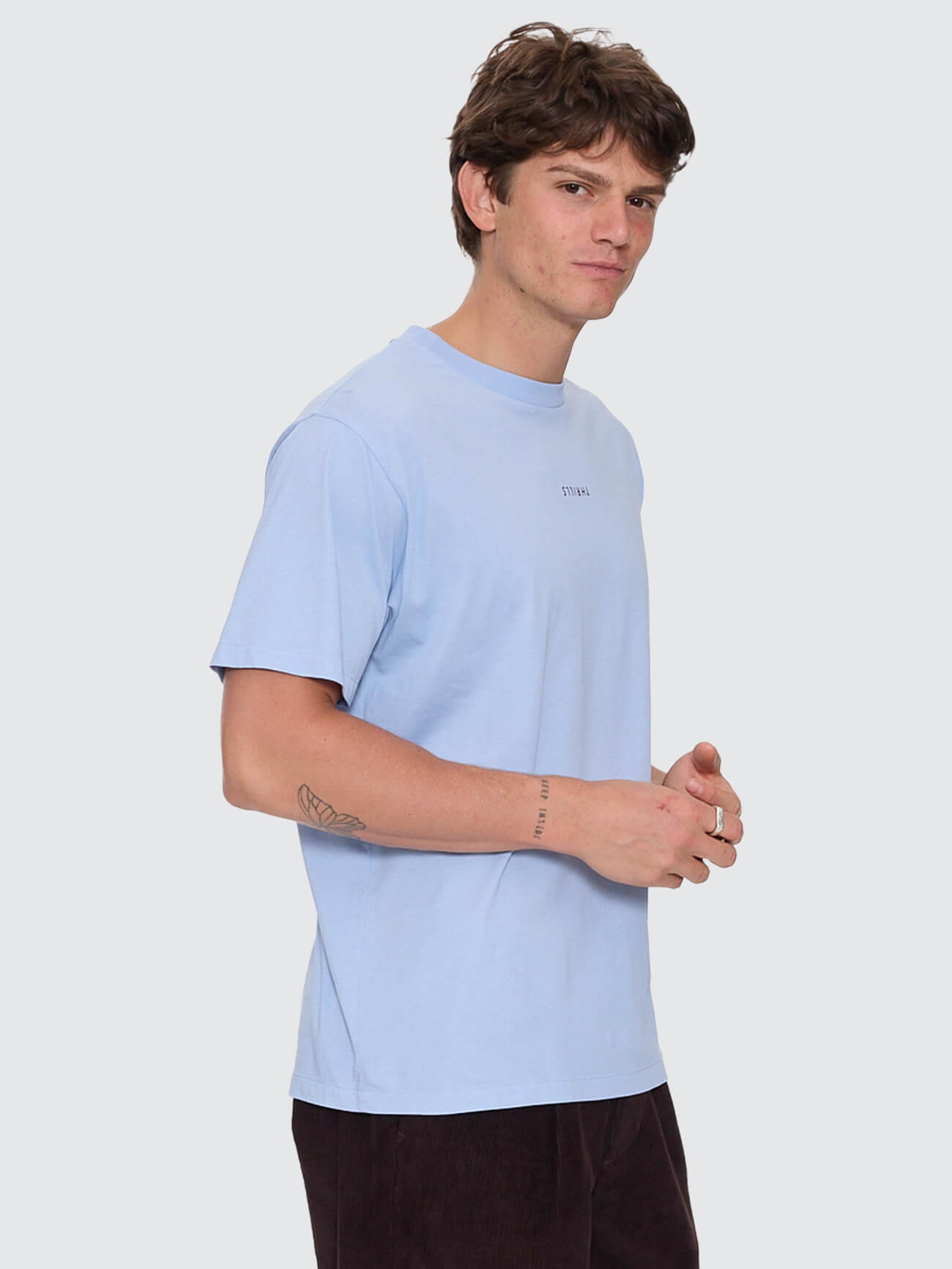 Minimal Thrills Merch Fit Tee - Placid Blue XS