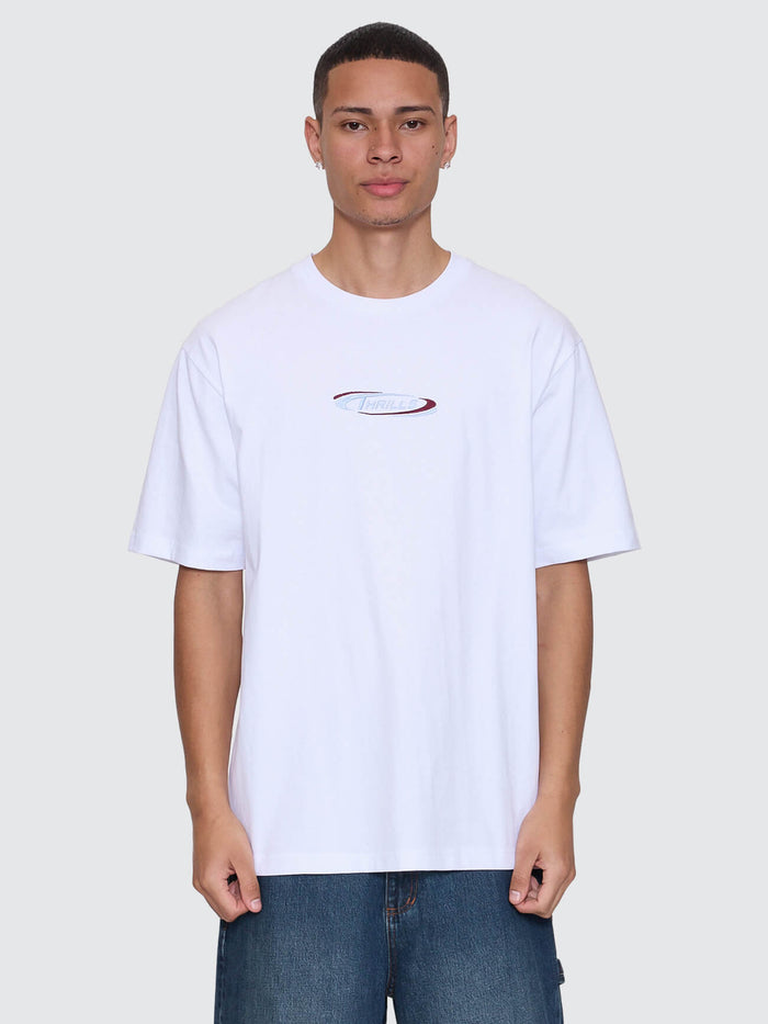 Spectral Oversize Fit Tee - White XS