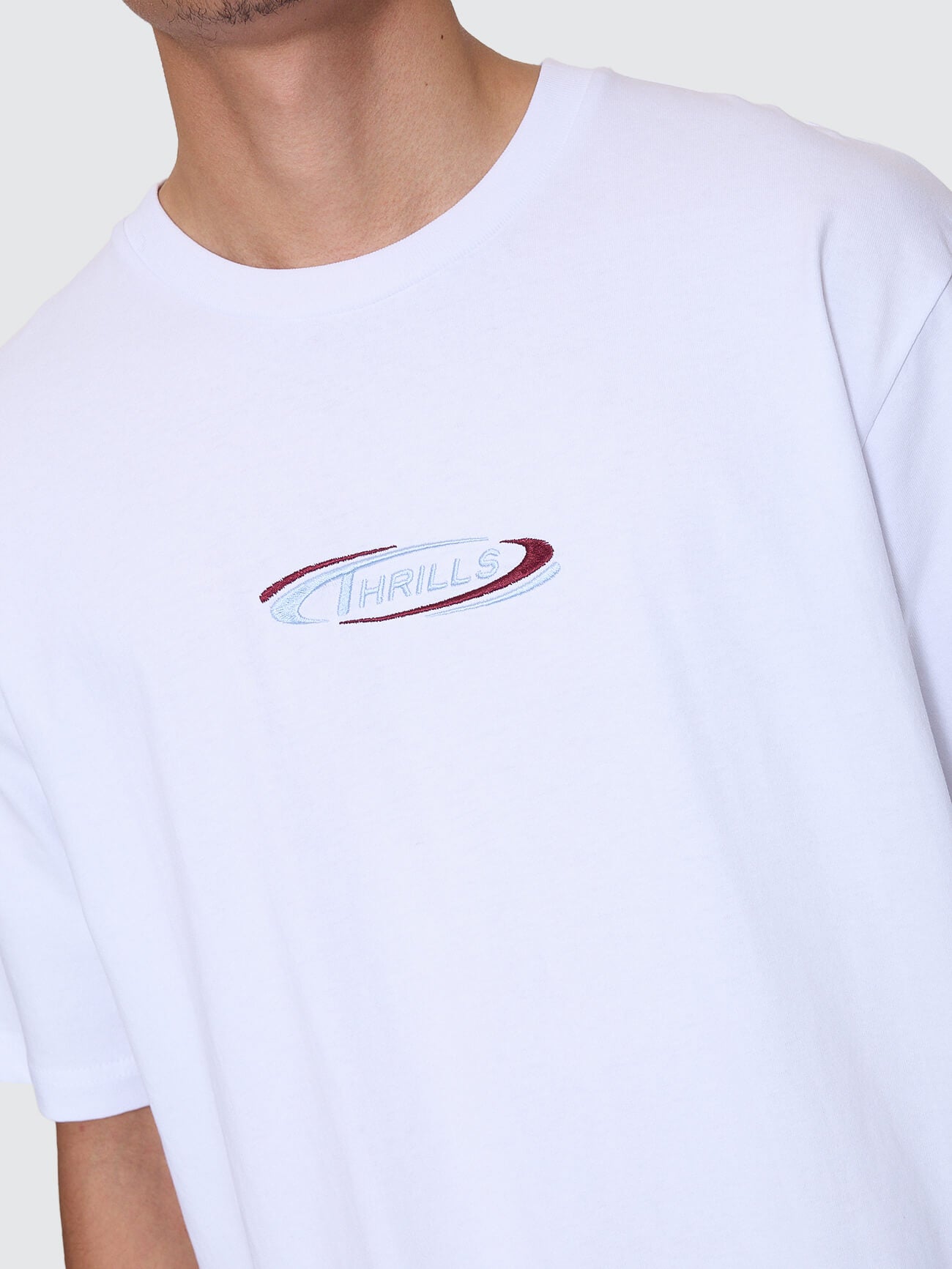 Spectral Oversize Fit Tee - White XS