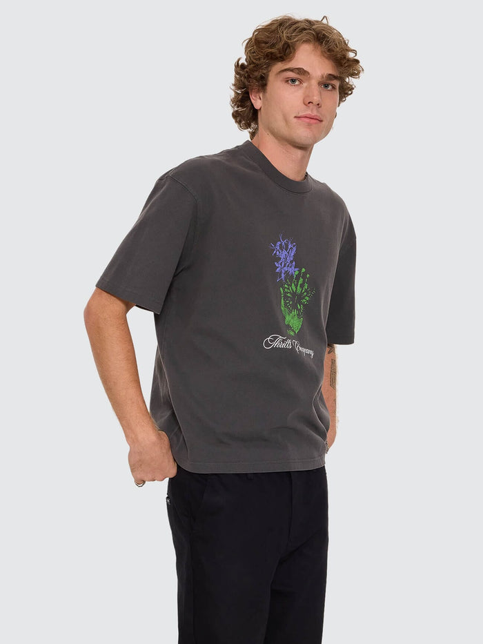 Reentry Box Fit Oversize Cropped Tee - Dark Merch Black XS