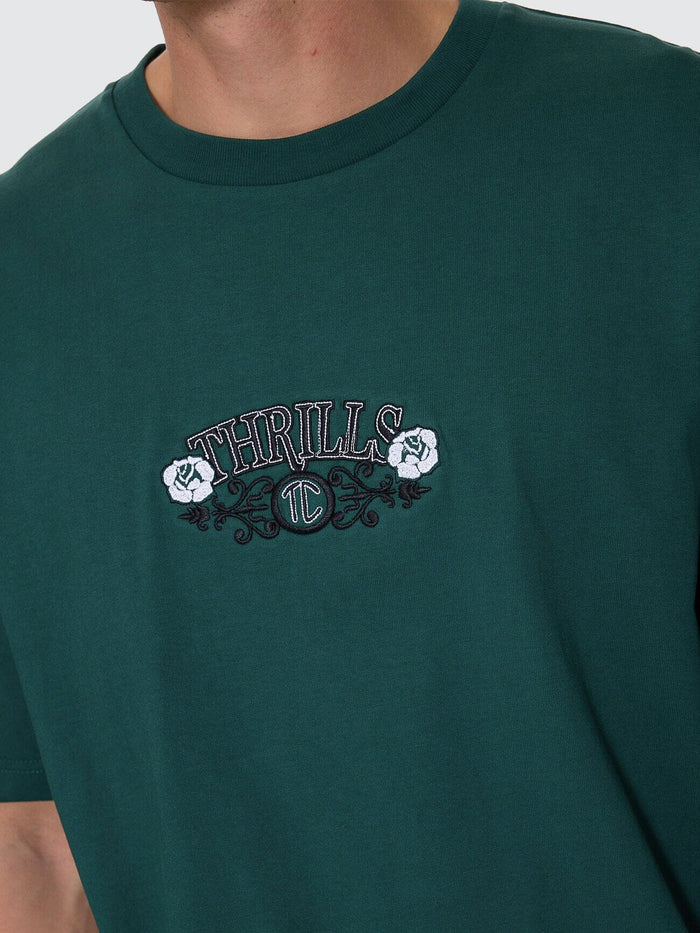 Locked In Oversize Fit Tee - Varsity Green XS