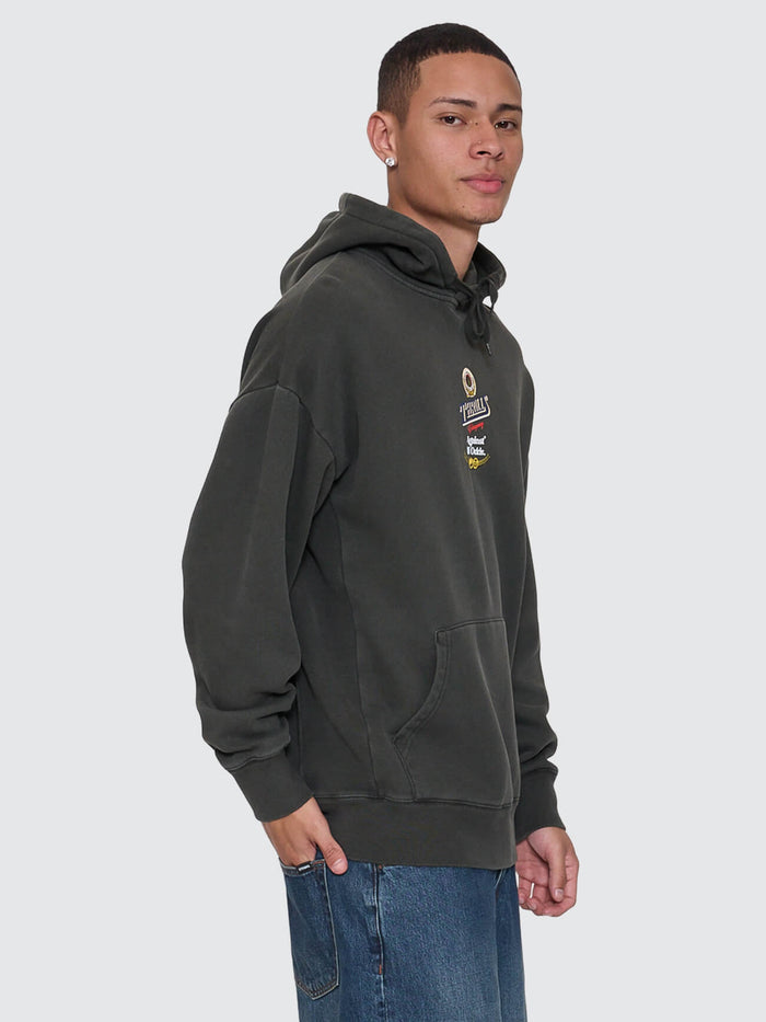 Against All Odds Slouch Pull On Hood - Oil Green XS