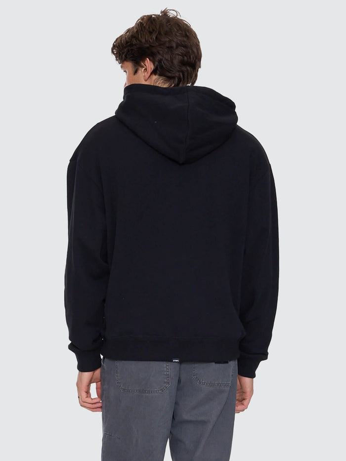 Heavy Voltage Slouch Pull On Cropped Hood - Black XS
