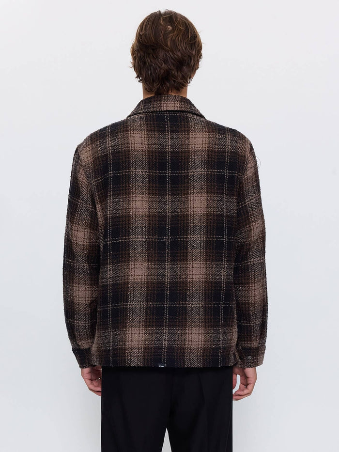 Primitive Cropped Flannel Jacket - Falcon XS