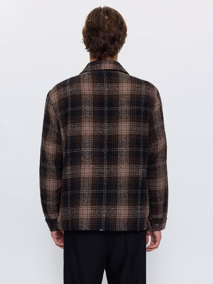 Primitive Cropped Flannel Jacket - Falcon XS