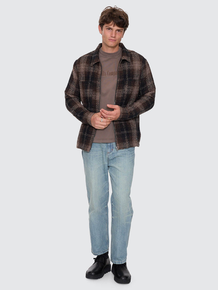 Primitive Cropped Flannel Jacket - Falcon XS