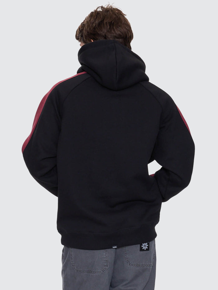 Spectral Raglan Panel Cropped Hood - Black XS