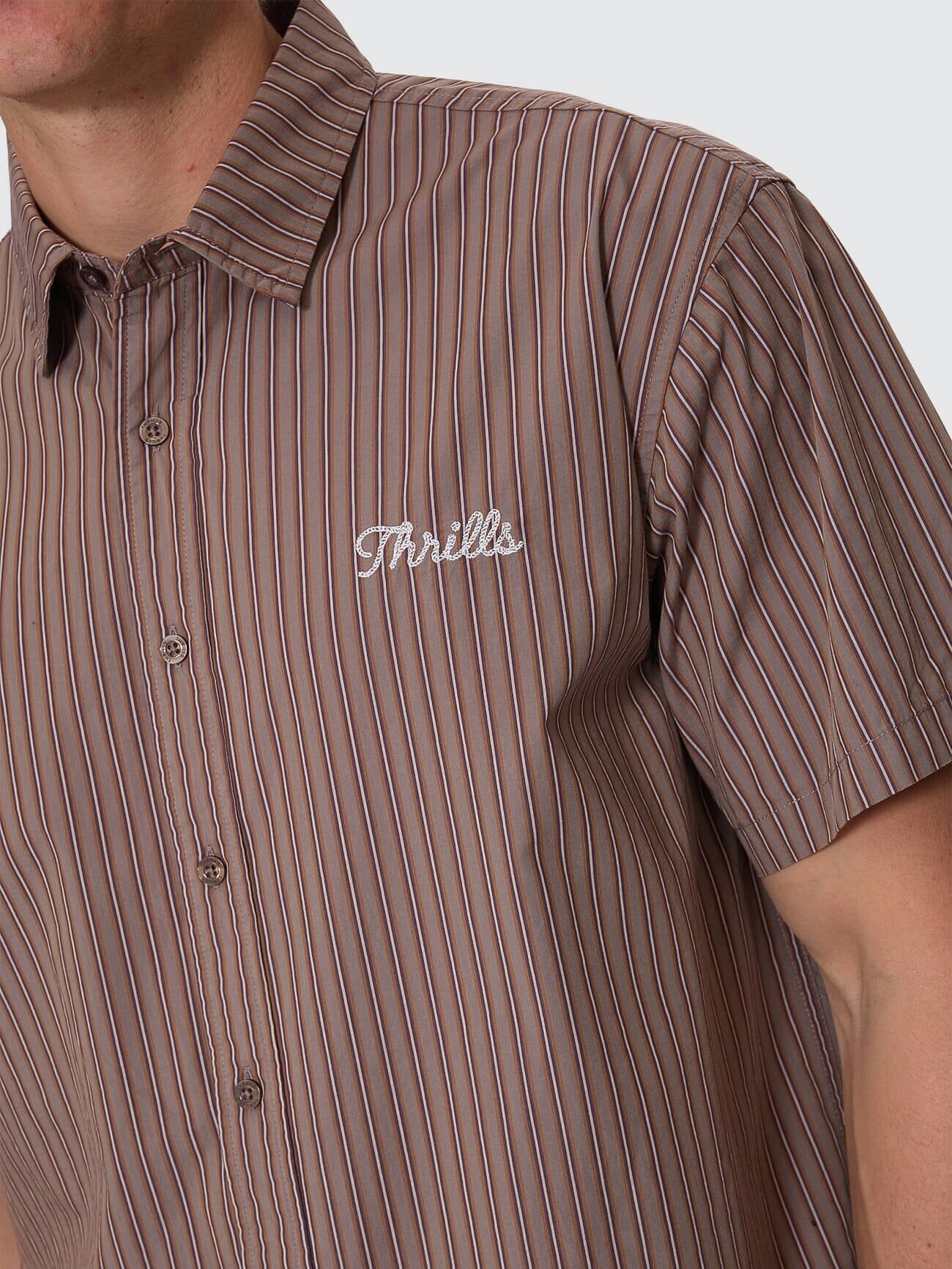 Deep In The Heart Of Bryon Cropped Short Sleeve Shirt - Falcon XS