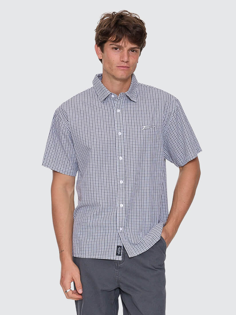 Heavy Voltage Cropped Short Sleeve Shirt - White XS