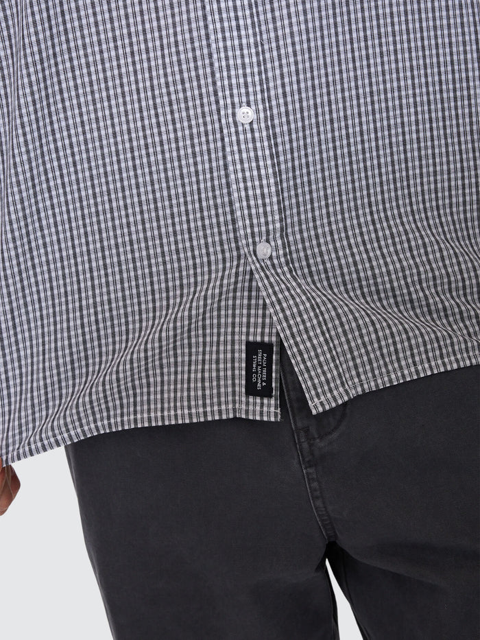 Heavy Voltage Cropped Short Sleeve Shirt - White XS