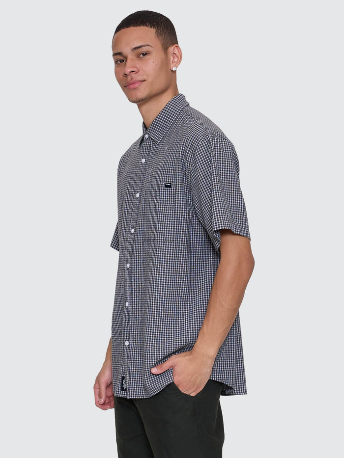 Locked in Short Sleeve Shirt - Black XS
