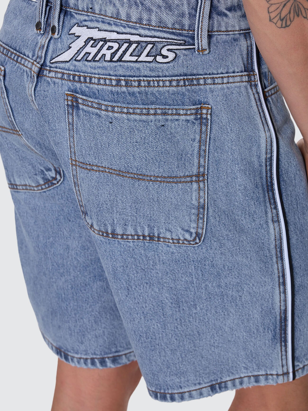 Heavy Voltage Slacker Relaxed Denim Short - Garage Blue 26