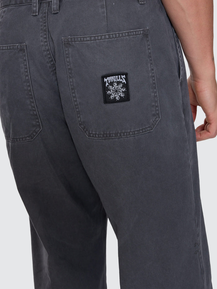 Stagger Big Slacker Cropped Pant - Dark Charcoal 26
