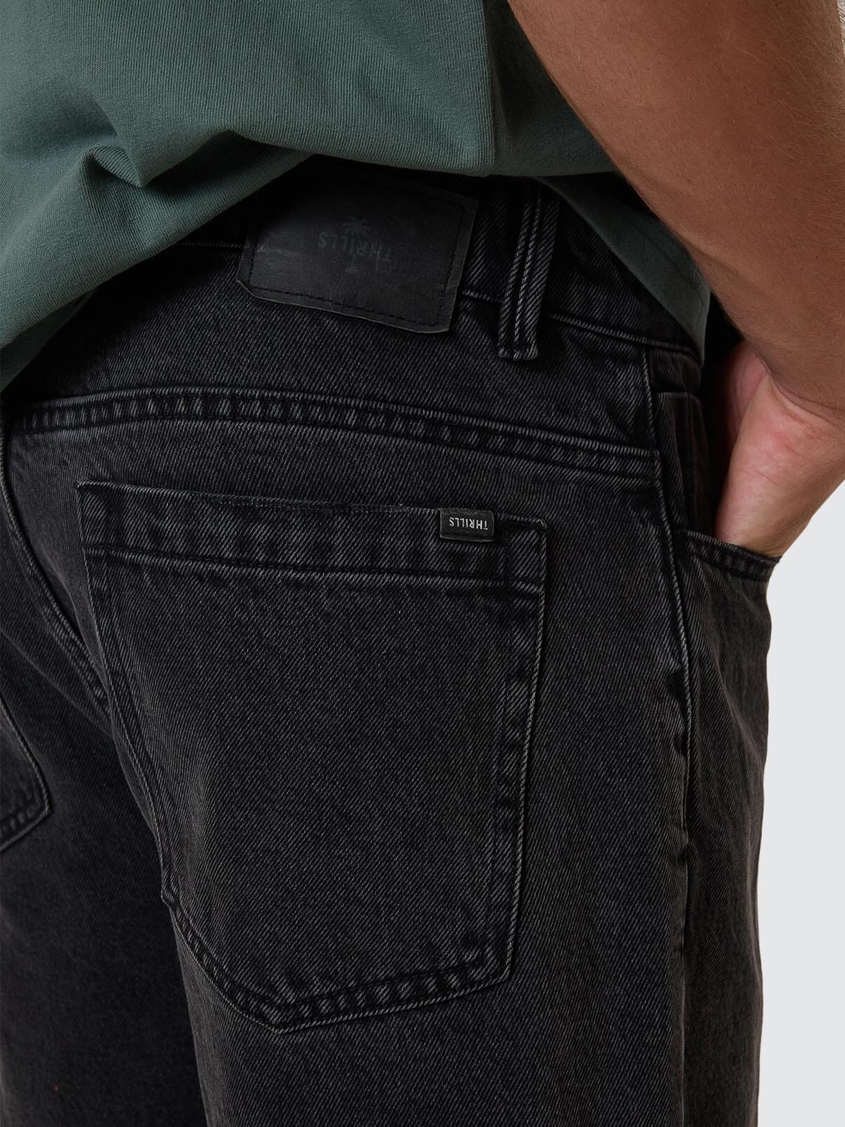 Slacker Denim Short - Ash Black 26