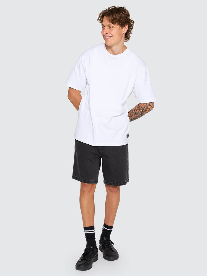 Slacker Denim Short - Aged Black 28