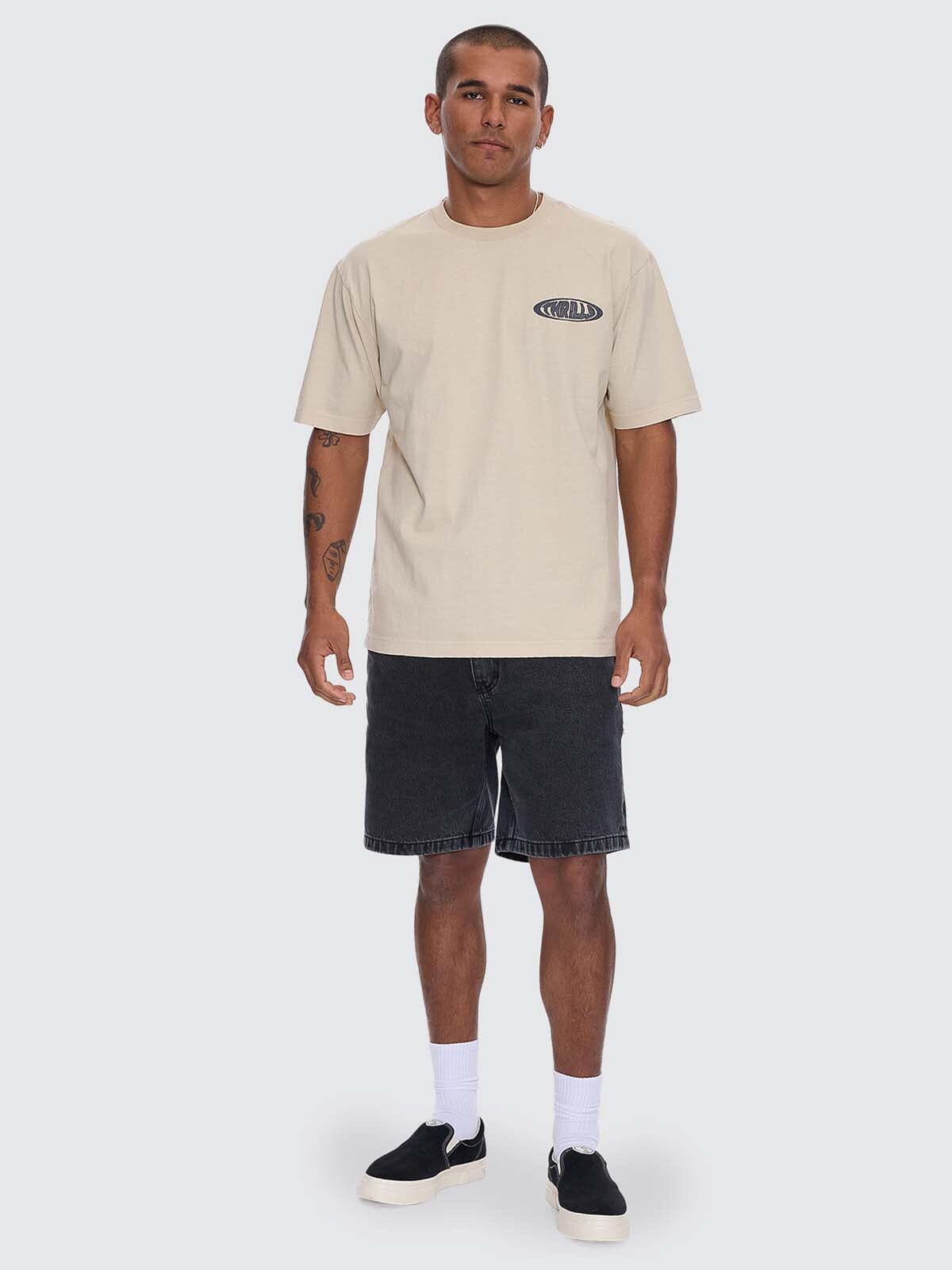 Slacker Relaxed Denim Short - Ebony 26