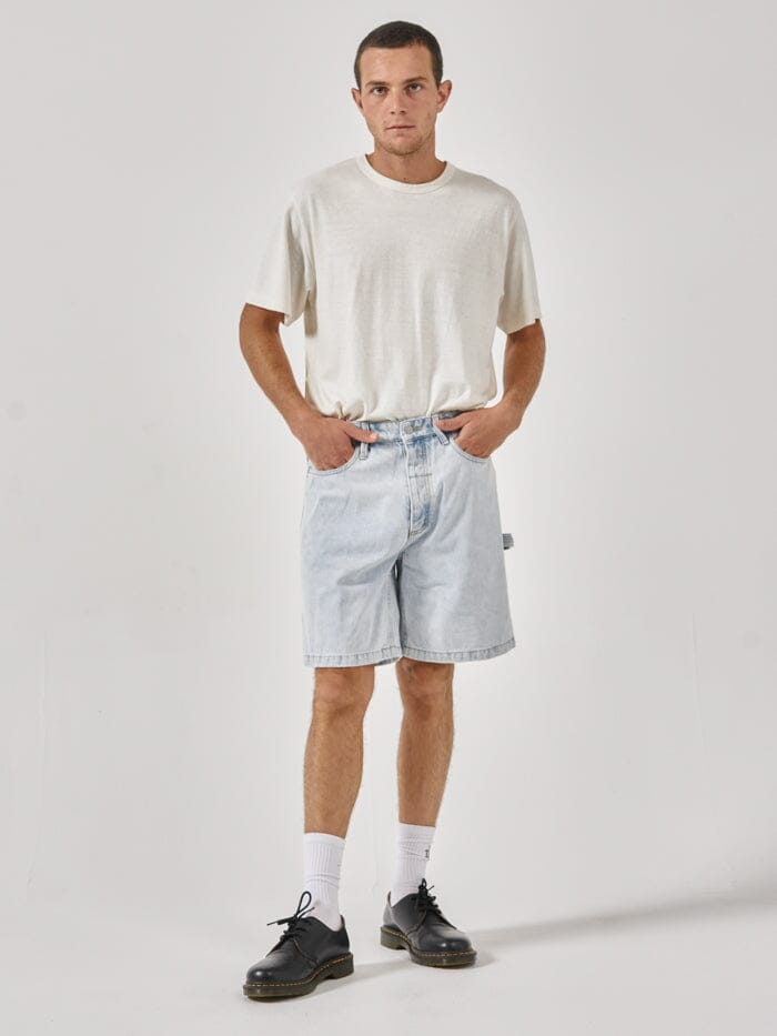 Slacker Denim Short - Faded Dust Blue